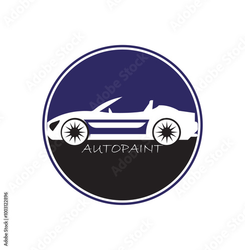 auto car paint logo graphic vector illustration