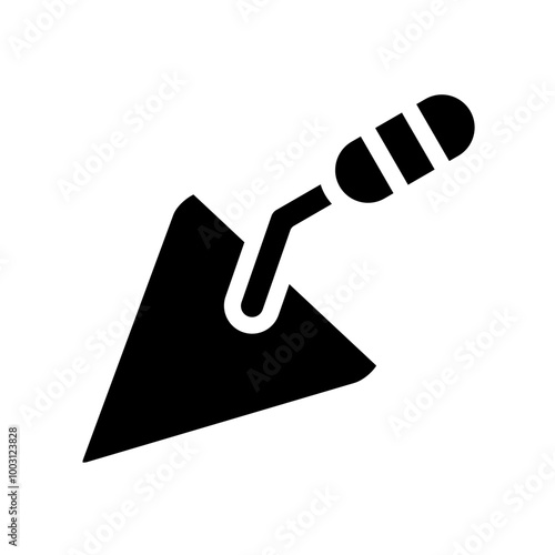 Trowel vector icon style