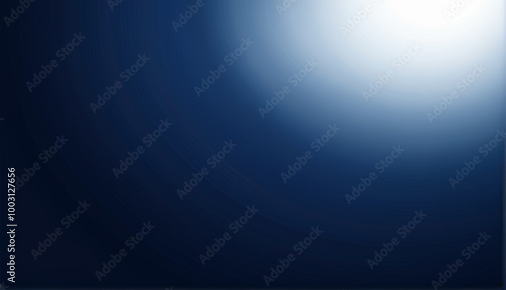 Fototapeta premium Navy Blue Gradient Background Fading into White for Design Template