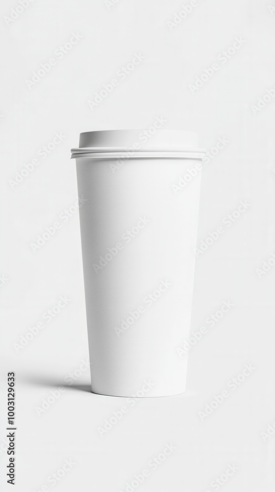 A cup of coffee on a white surface A cup of coffee on a white surface