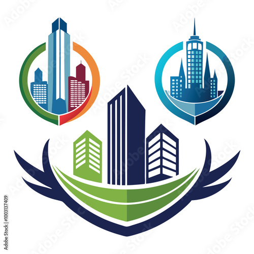 city skyline vector illustration