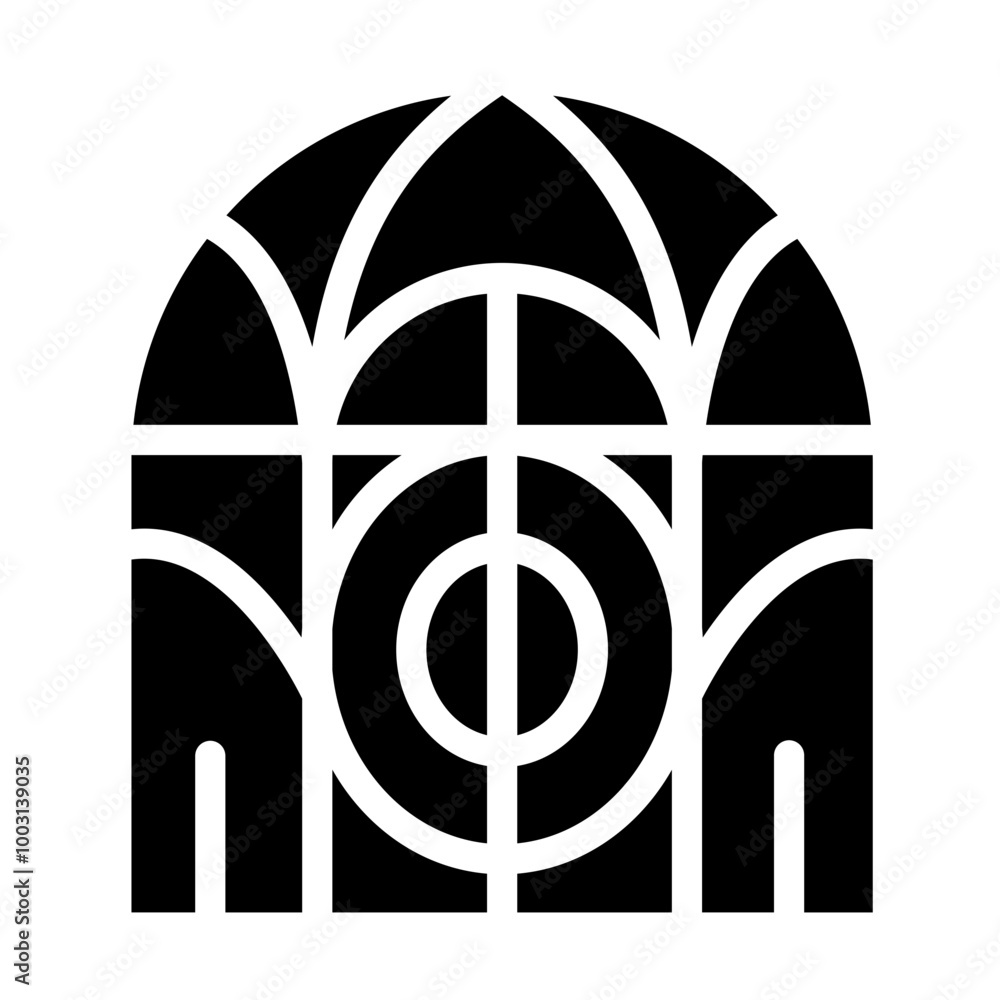 Art Nouveau vector icon style Art Nouveau vector icon style