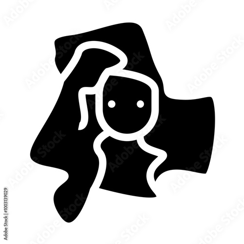 Cubism vector icon style