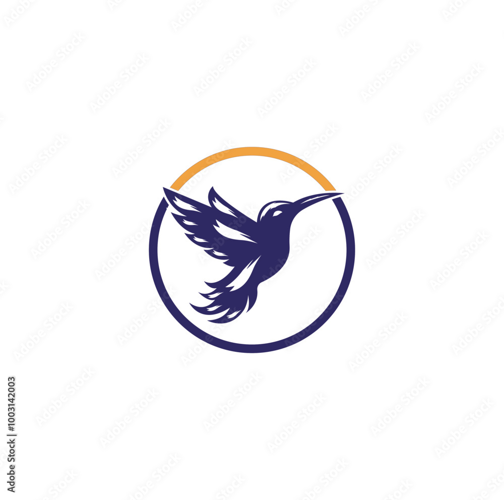 hummingbird logo , technology ,smart , future ,logo design vector. hummingbird logo , technology ,smart , future ,logo design vector.