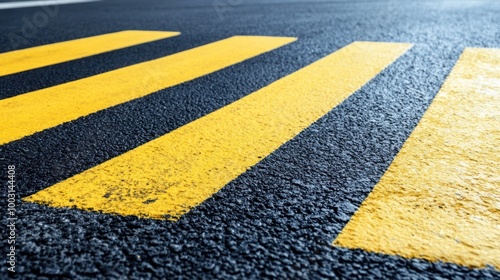 Yellow Crosswalk Lines