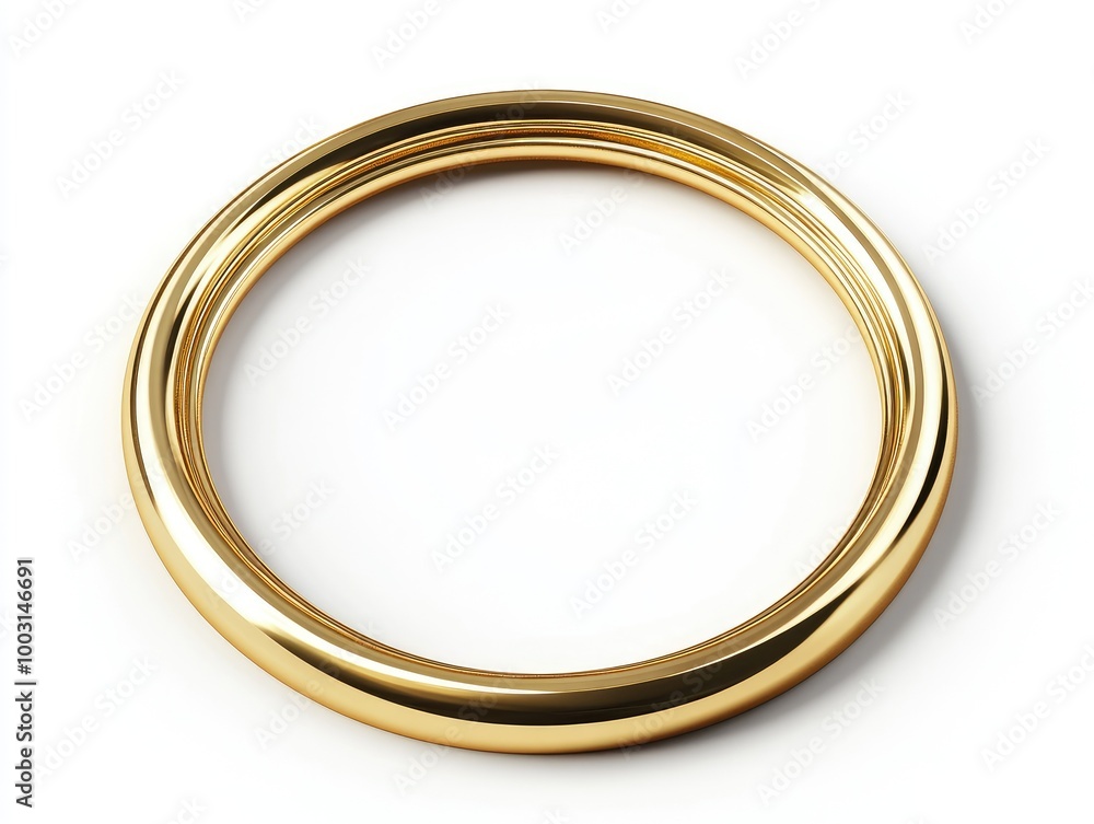 golden ring isolated on white background golden ring isolated on white background