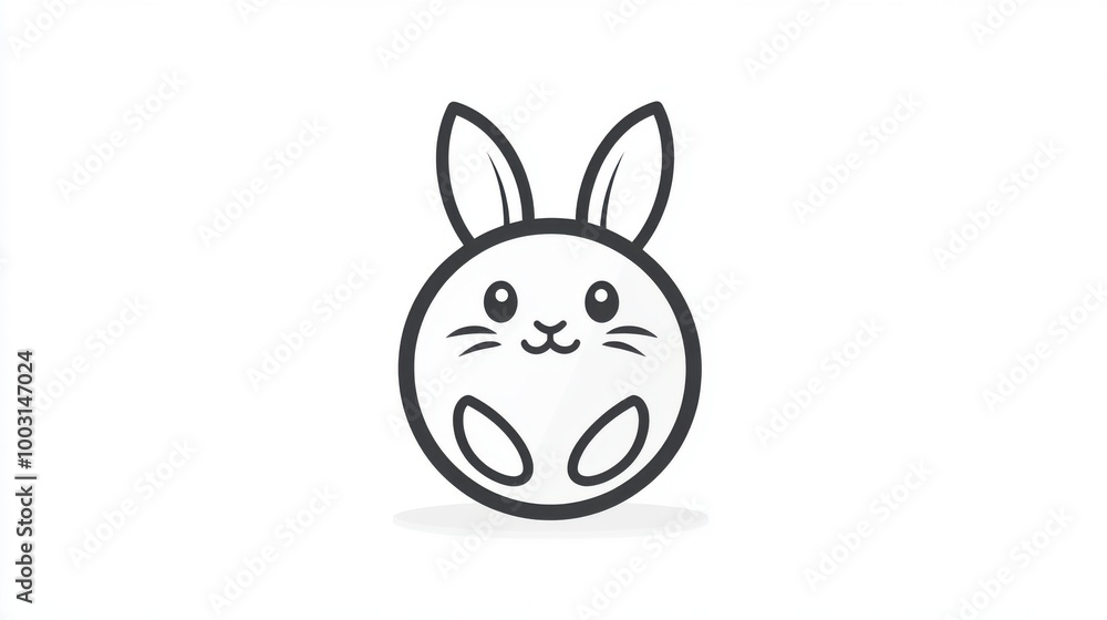 Obraz premium easter bunny with easter egg