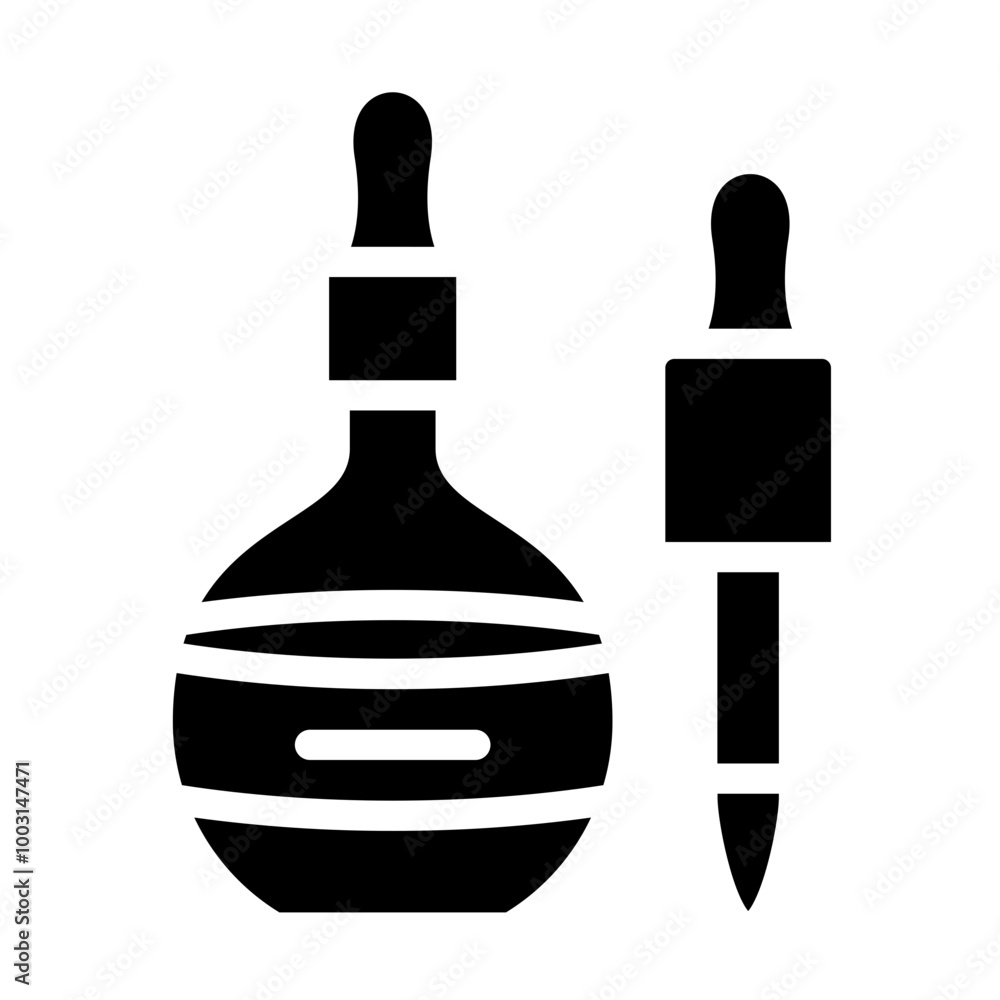 Cuticle oil vector icon style Cuticle oil vector icon style