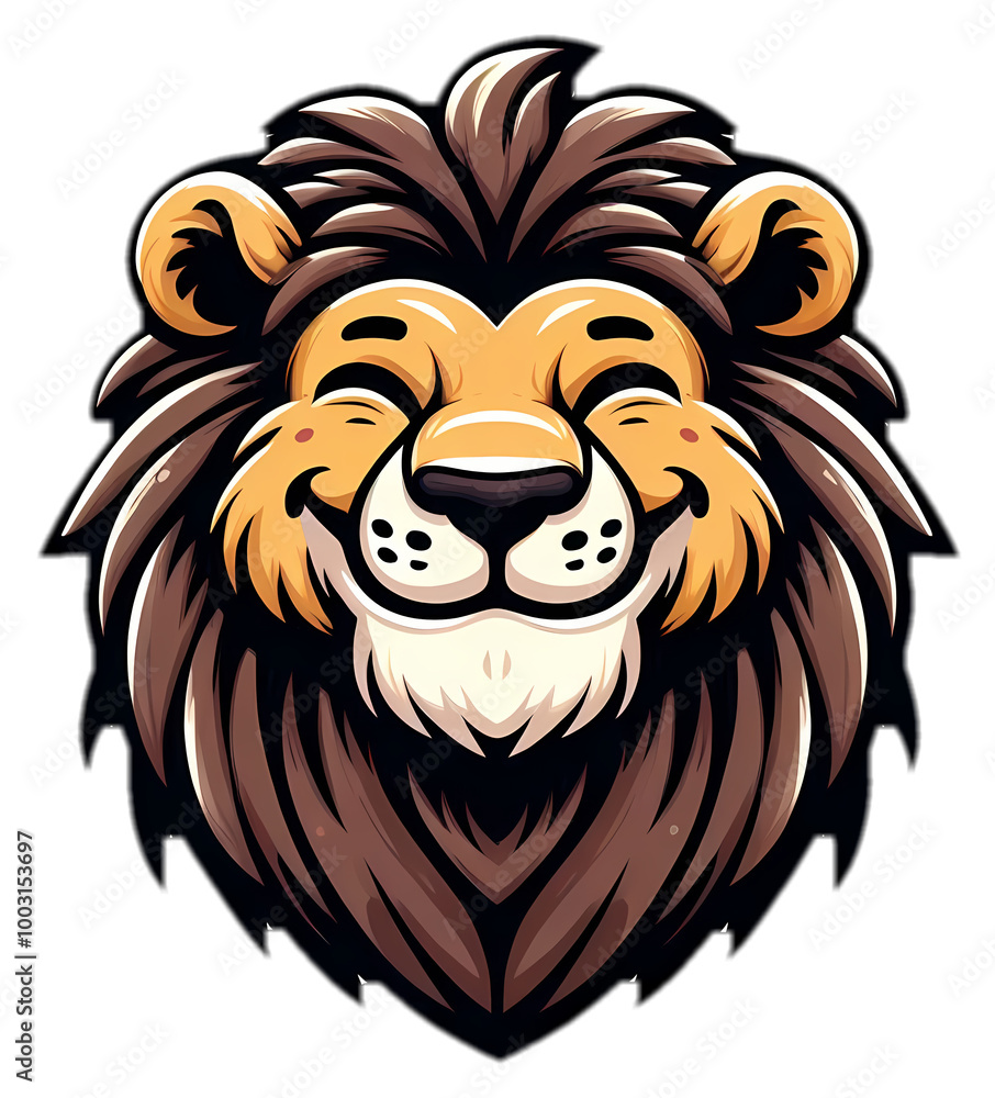 Lion head mascot illustration creative design, lion mask for tattoo transparent background Lion head mascot illustration creative design, lion mask for tattoo transparent background