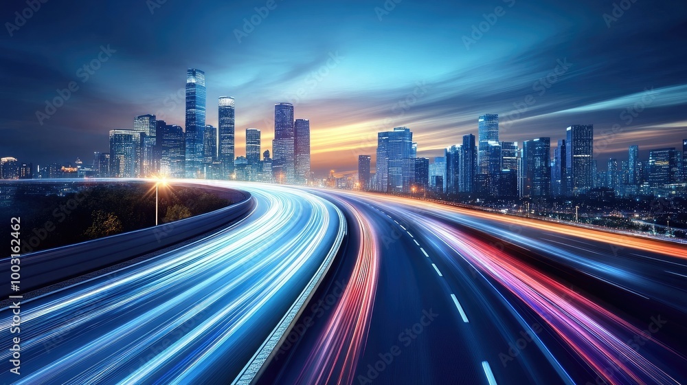 traffic at night