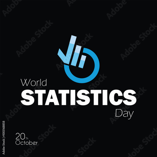 World Statistics Day 20th October Vector Illustration