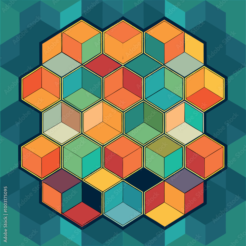 abstract background with cubes abstract background with cubes