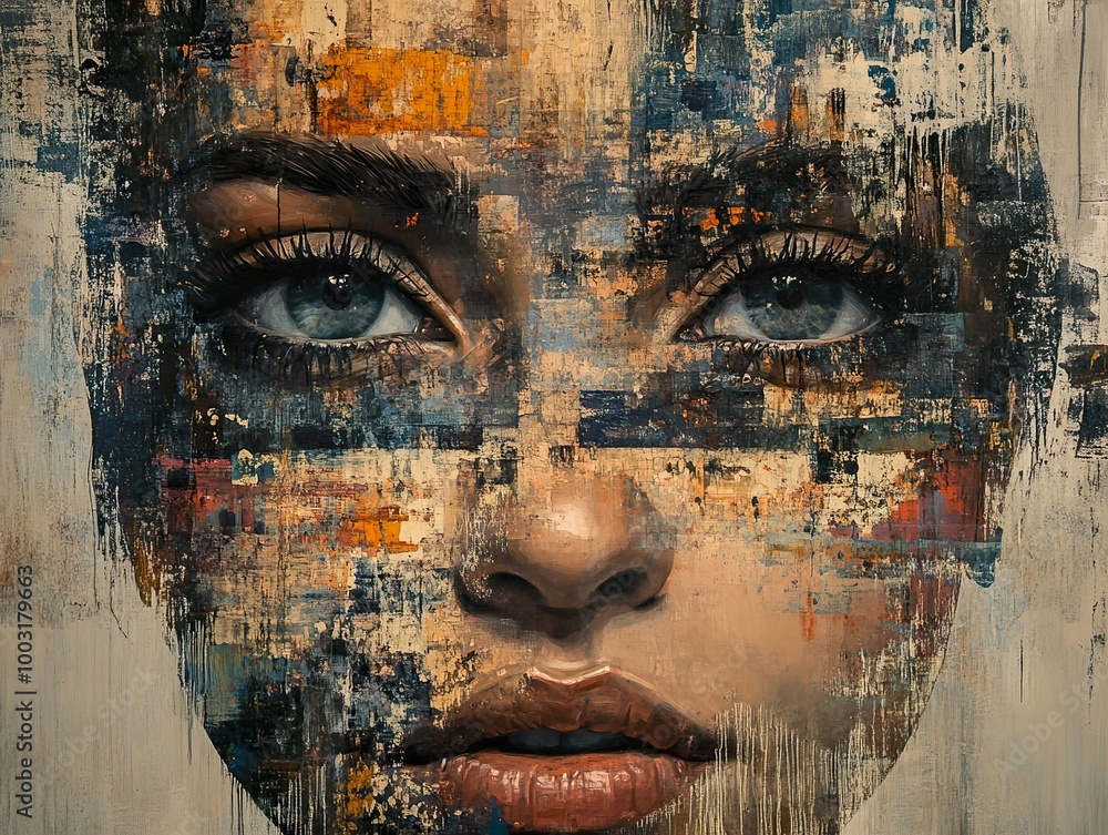 Abstract Portrait: A Woman's Gaze Abstract Portrait: A Woman's Gaze