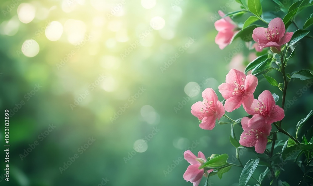Flowers on background with copy space. Natural Floral Plant backdrop Flowers on background with copy space. Natural Floral Plant backdrop