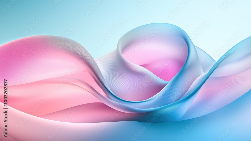 Colorful Abstract Wave with Soft Gradients and Flow Colorful Abstract Wave with Soft Gradients and Flow