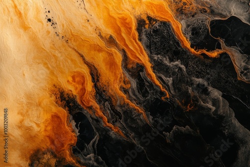 Colorful brush strokes. Abstract Figurative Artwork.