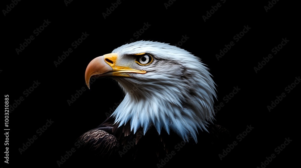 A portrait of an eagle in HD 8K wallpaper A portrait of an eagle in HD 8K wallpaper