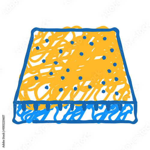 carpet floor doodle icon sketch vector. carpet floor sign. isolated symbol illustration