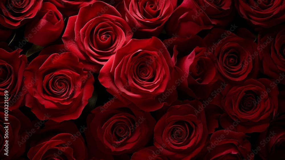 Wallpaper with red roses HD 8K stock photograph Wallpaper with red roses HD 8K stock photograph