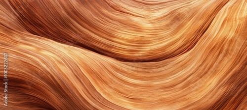 An abstract natural beige brown color wave lines texture background banner illustration wallpaper backdrop for webdesign (Stock)