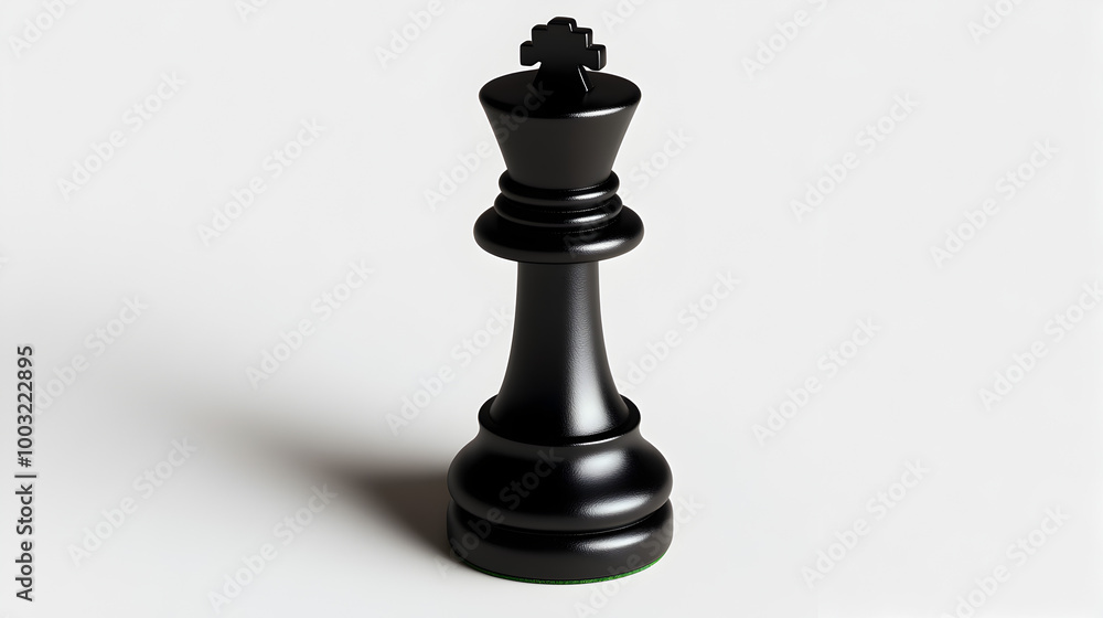 A stark white background with a single black chess piece standing in the middle. Chess piece on a white background.
A stark white background with a single black chess piece standing in the middle. Chess piece on a white background.