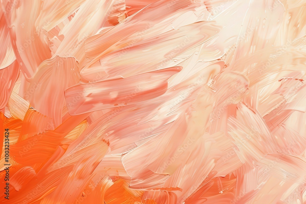 A painting of a brushstroke with a pink and white color scheme, generative ai image A painting of a brushstroke with a pink and white color scheme, generative ai image