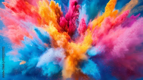 Stunning abstract colorful wallpaper stock image in 8K