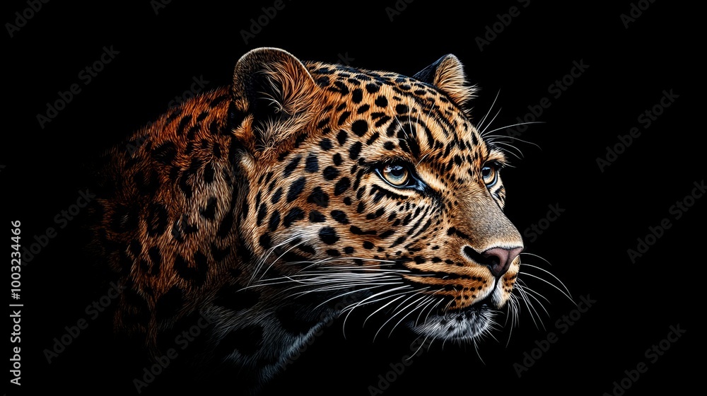 Stock Photographic Image of a leopard in HD 8K Stock Photographic Image of a leopard in HD 8K