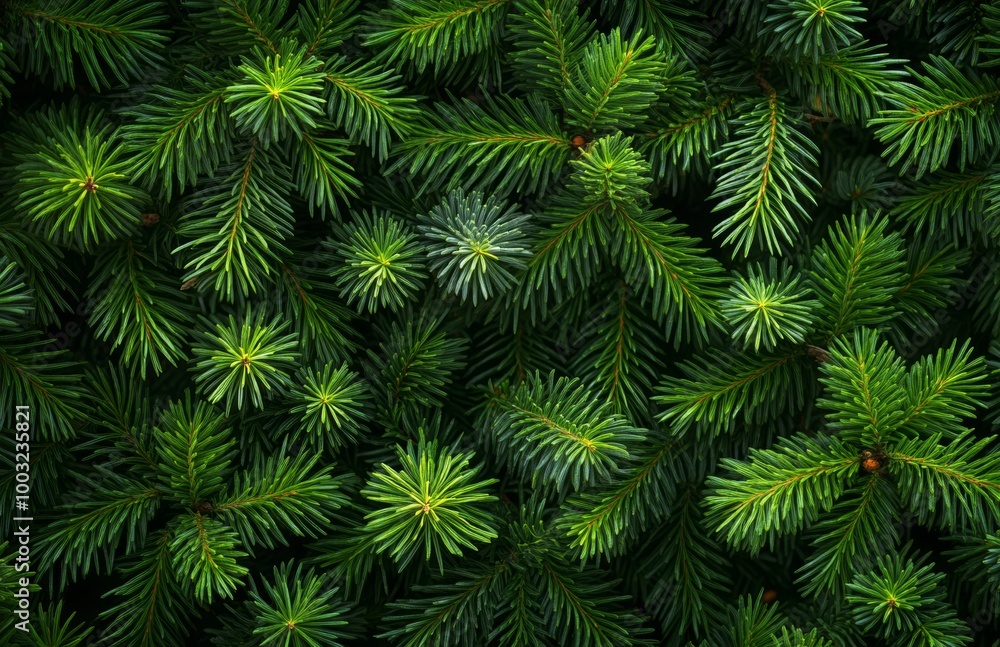 This Christmas background has a green fir tree brunch close up. Copy space, moody black and white design for seasonal quotes. Vintage December wallpaper. Snowy winter forest background. This Christmas background has a green fir tree brunch close up. Copy space, moody black and white design for seasonal quotes. Vintage December wallpaper. Snowy winter forest background.