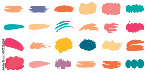 Signals Abstract Paint Strokes & Splatter Collection – Grunge Brushes and Ink Blots