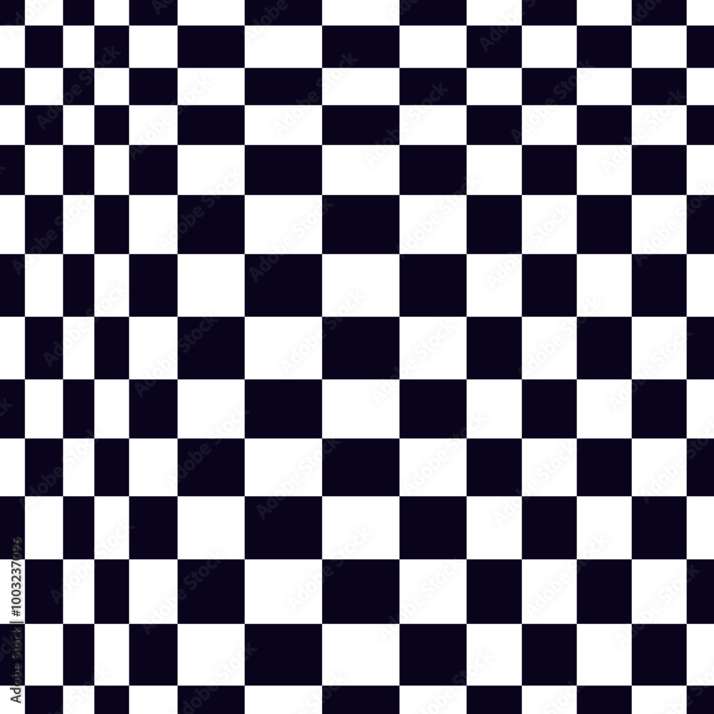 Fototapeta premium Psychedelic checkerboard pattern