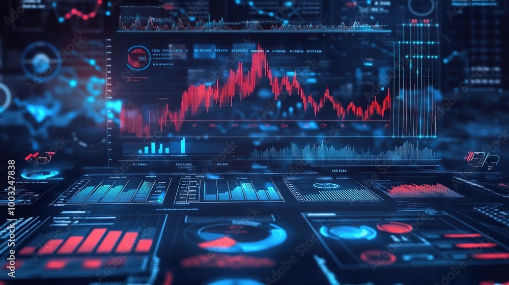A clean and modern data visualization infographic with a focus on financial data trends, including revenue graphs and expenditure breakdowns A clean and modern data visualization infographic with a focus on financial data trends, including revenue graphs and expenditure breakdowns