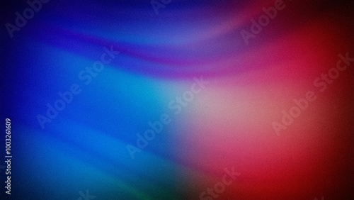 A bold abstract gradient featuring deep transitions of blue, red, and purple hues with a grainy texture. Ideal for 4K backgrounds, wallpapers, and creative designs