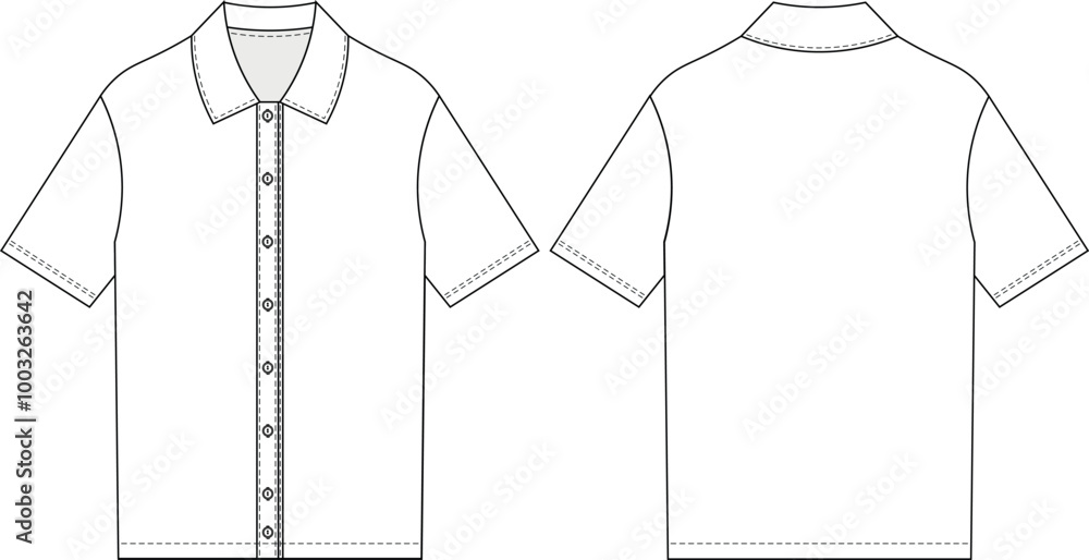 collared buttoned short sleeve men shirt blouse top template technical drawing flat sketch cad mockup fashion man design style model
collared buttoned short sleeve men shirt blouse top template technical drawing flat sketch cad mockup fashion man design style model