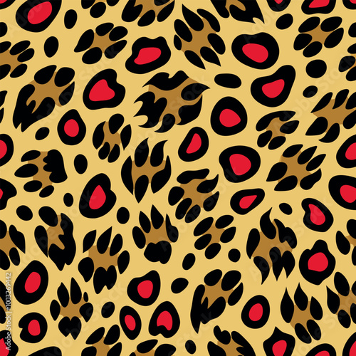 seamless leopard skin texture