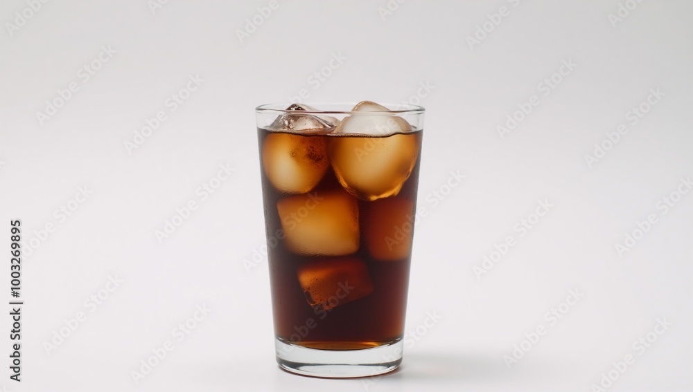 Isolated Jack Coke cocktail against a simple backdrop Isolated Jack Coke cocktail against a simple backdrop