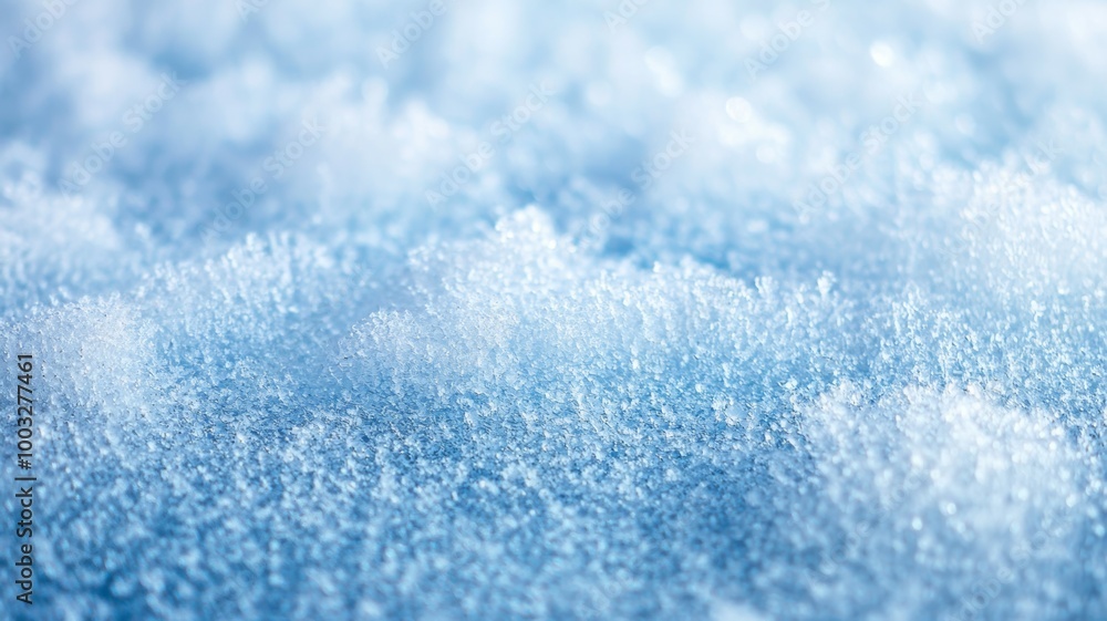 A blue sky with snow on the ground A blue sky with snow on the ground