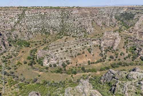 Ulubey Canyon is a nature park in the Ulubey and Karahalli of Usak, Turkey.The park provides suitable habitat for many species of animals and plants and is being developed as a centre for ecotourism. photo