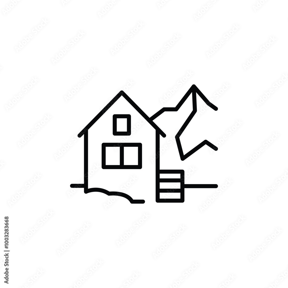 Arctic house icon. Simple arctic house icon for social media, app, and web design. Vector illustration Arctic house icon. Simple arctic house icon for social media, app, and web design. Vector illustration