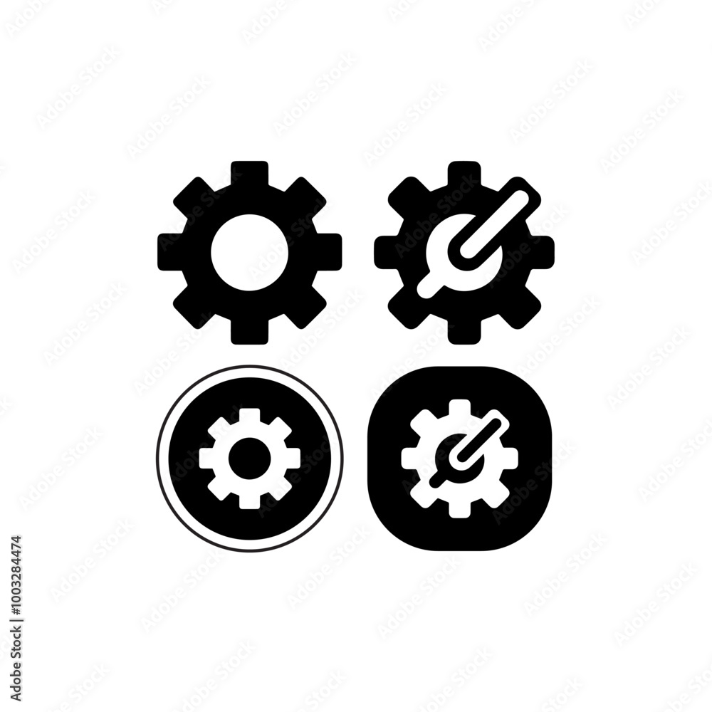 gear icon illustration gear icon illustration