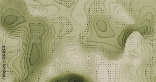 Layered Topography abstract pattern with waves