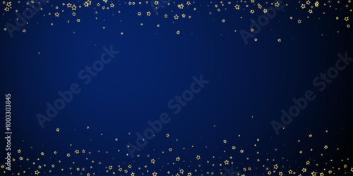Christmas spirit. Scattered falling stars.