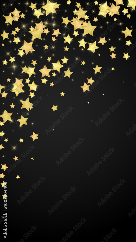 Magic stars vector overlay. Gold stars scattered Magic stars vector overlay. Gold stars scattered