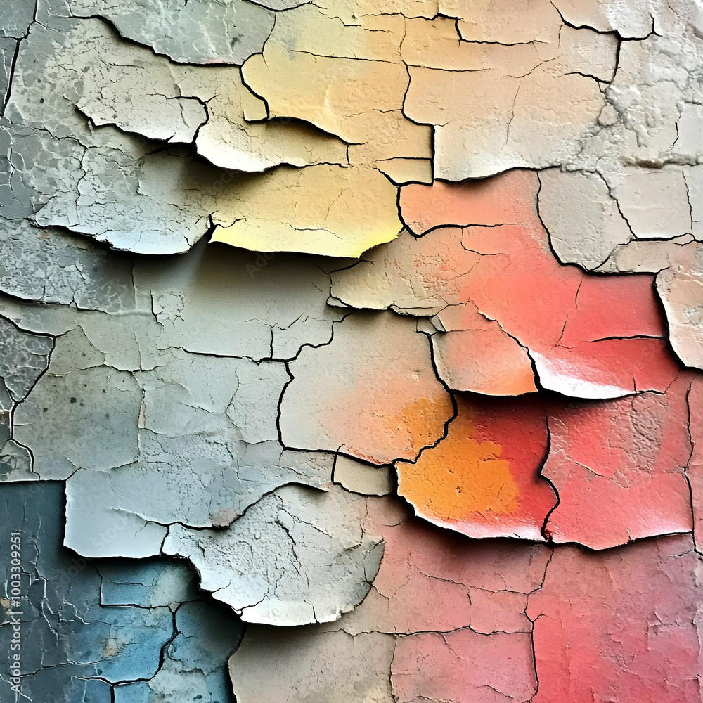 Abstract Crackle Paint Texture Background Illustration Abstract Crackle Paint Texture Background Illustration