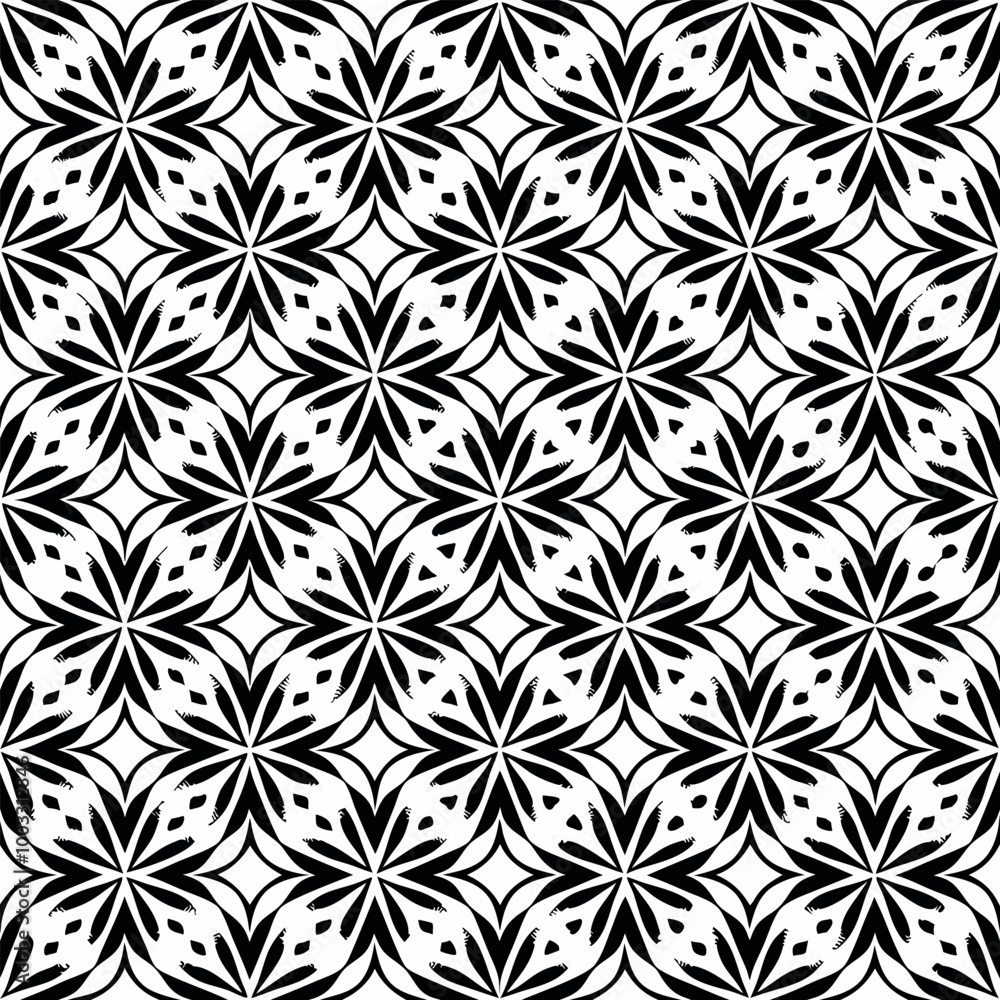 vector seamless pattern with flowers vector seamless pattern with flowers