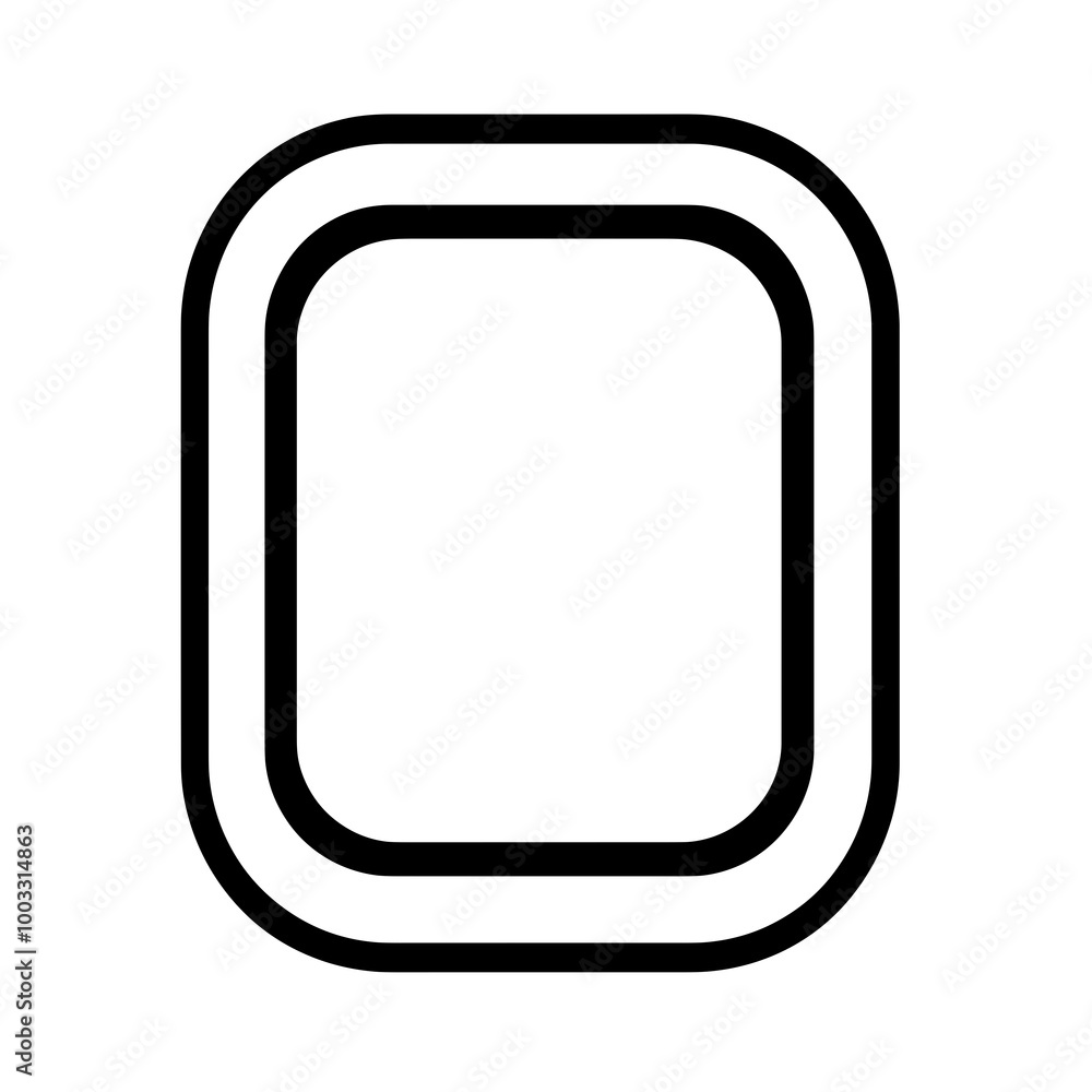 This vector icon features a simple, clean line drawing of a window, emphasizing a user-friendly interface for digital applications and tools This vector icon features a simple, clean line drawing of a window, emphasizing a user-friendly interface for digital applications and tools