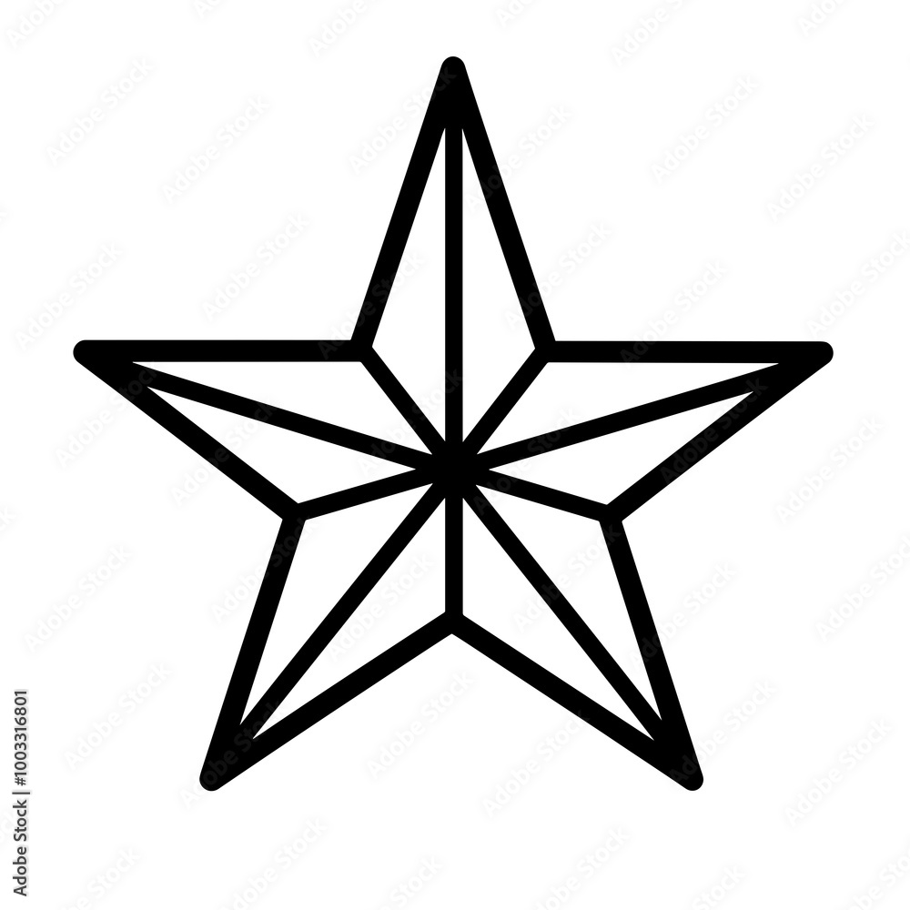 This artwork features a simple and clean line icon of a star, ideal for use in web designs, applications, and graphic projects requiring minimalistic aesthetics This artwork features a simple and clean line icon of a star, ideal for use in web designs, applications, and graphic projects requiring minimalistic aesthetics
