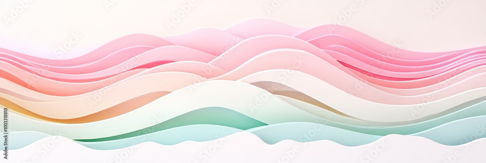 Abstract pastel wave background. Abstract pastel wave background.