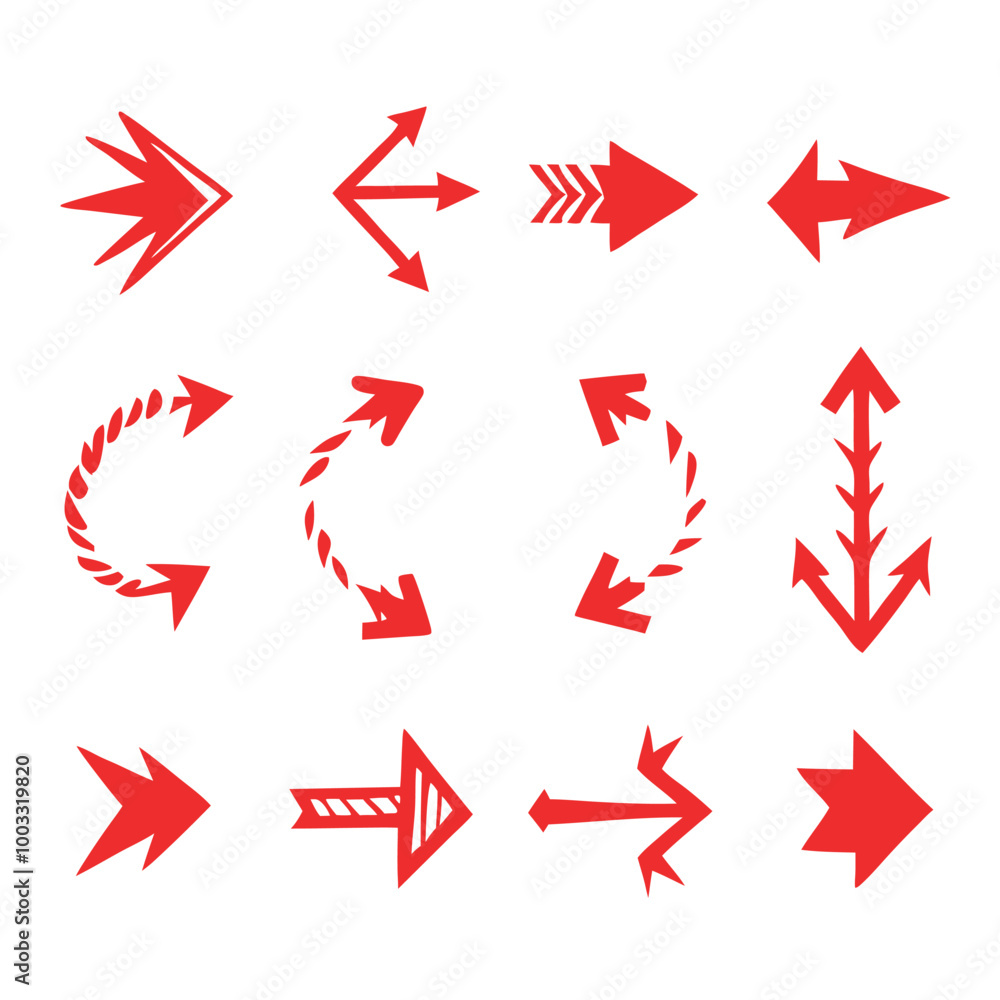 Fototapeta premium set of arrow icons