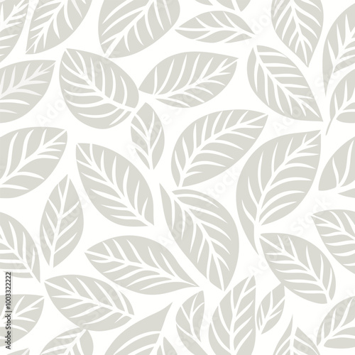 seamless pattern with leaves
